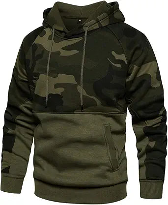 DUOFIER Hoodies for Men: Stylish Pullover Sweatshirt with Pockets