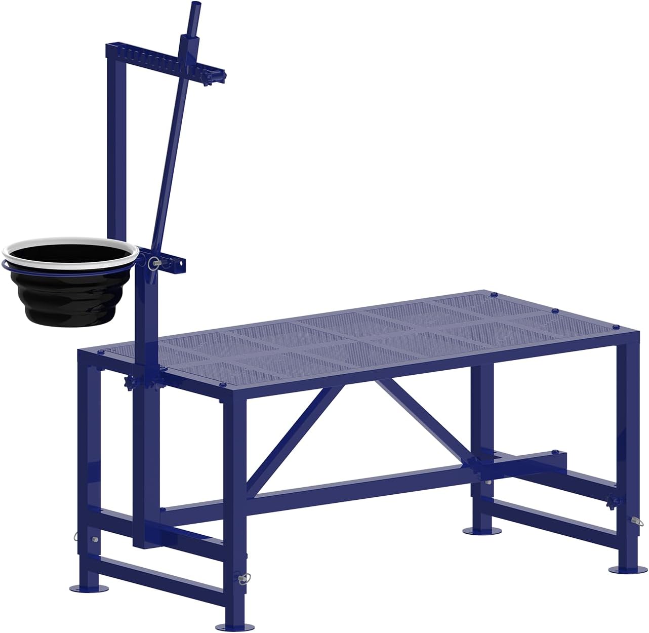 400 LBs Goat Milk Stand for Pygmy and Dwarf Goats with Feed Bin