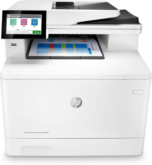 HP M480f Multifunction Printer: Fast, Secure, Ideal for Small Teams