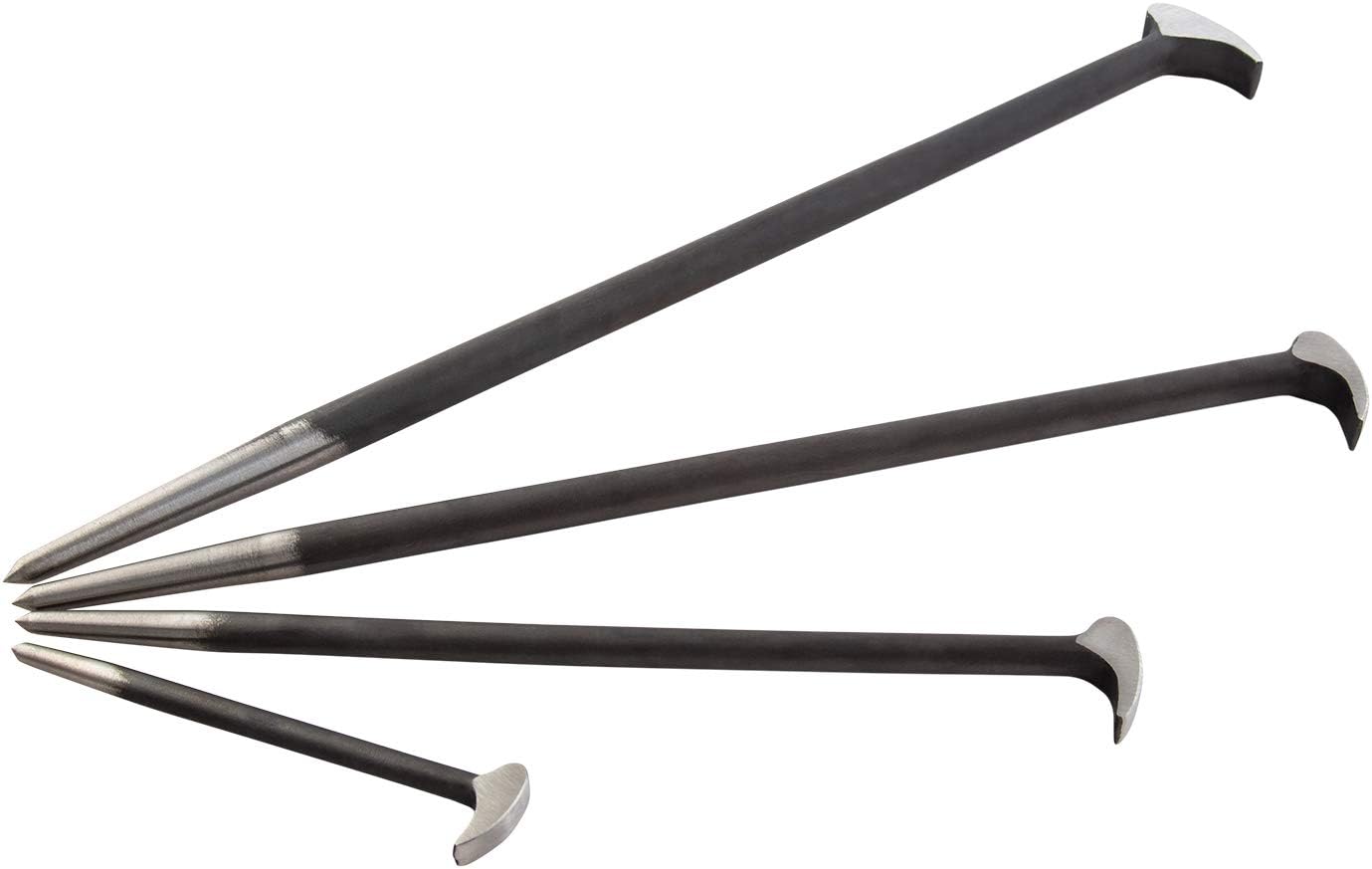 SUNEX TOOLS Rolling Head Pry Bar Set, 4-Piece, 6 to 20 in