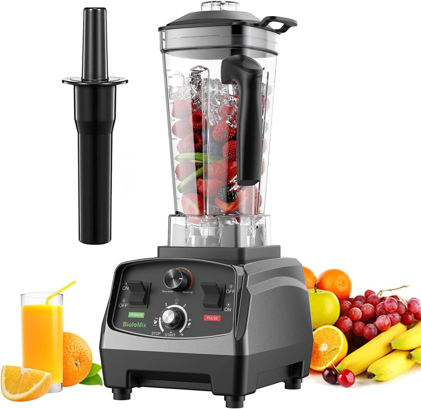 BioloMix 2200W High Power Blender - Crush Ice & Make Smoothies