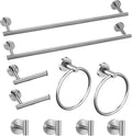 Cilee 10 Piece Brushed Nickel Bathroom Accessories Set - Complete 16