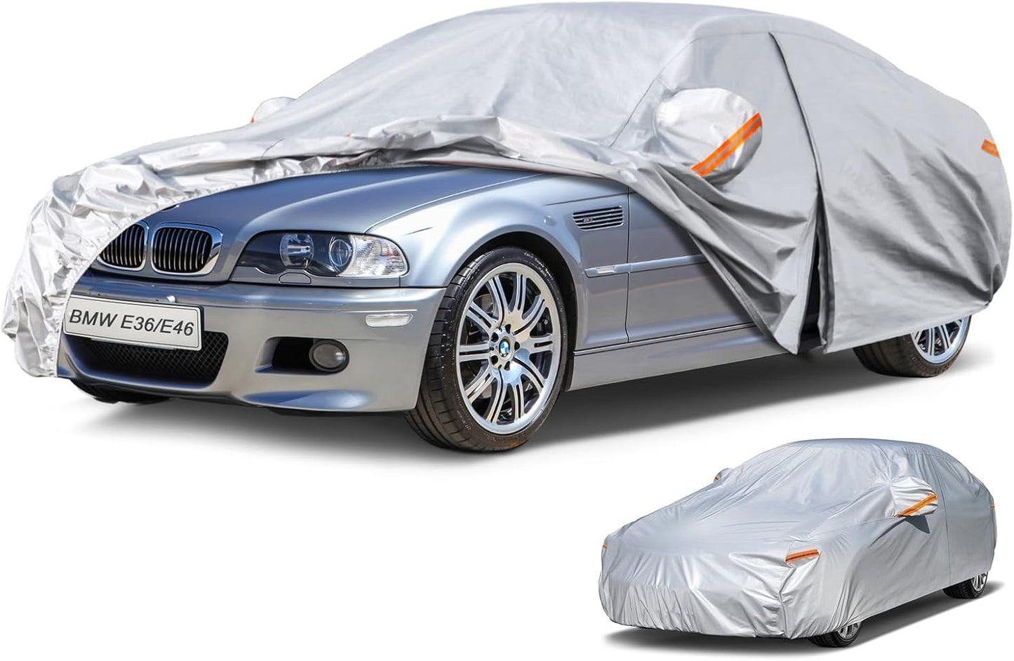 Kayme 6 Layers Car Cover for All Weather Protection Up to 177 in