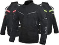 ACG TAHOE-J106 Motorcycle Adv Jacket (Black, X-Large) - Waterproof