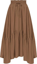 Scarlet Darkness Maxi Skirt High Waist Renaissance Skirt - Flowy on