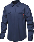 FR Shirts 7oz Flame Resistant Cotton Shirt CAT2 - Navy 3XL