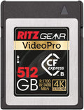 Ritz Gear 512GB CFexpress Type B Card - High-Speed 4K Workflow