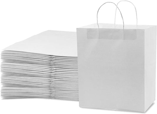 Kraft Shopping Bags with Handles for Retail and Food Service