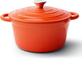 6 Quart Dutch Oven Pot with Lid - Large Non Stick Enameled Cast Iron