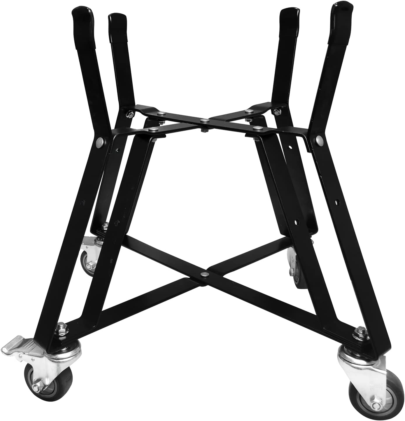 Medium BGE Nest Rolling Grill Stand with Locking Caster Wheels