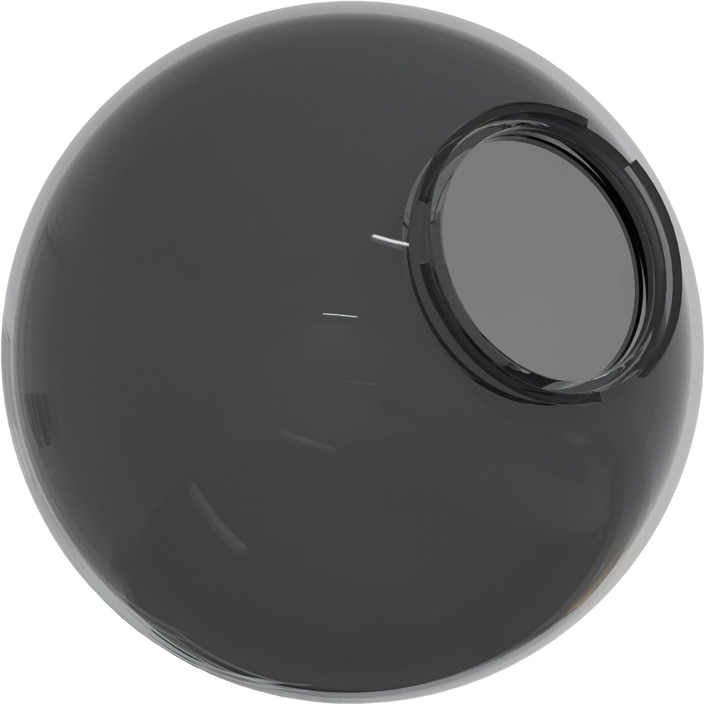 KastLite 10 Inch Smoke Acrylic Lamp Post Globe for Outdoor Use