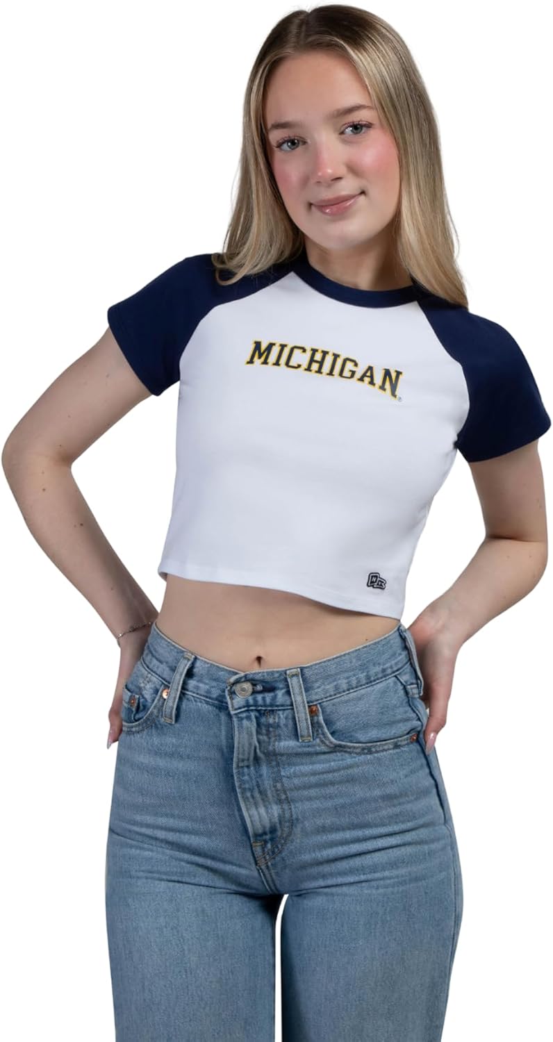 Homerun Cropped Tee for Women - Game Day Ready Style