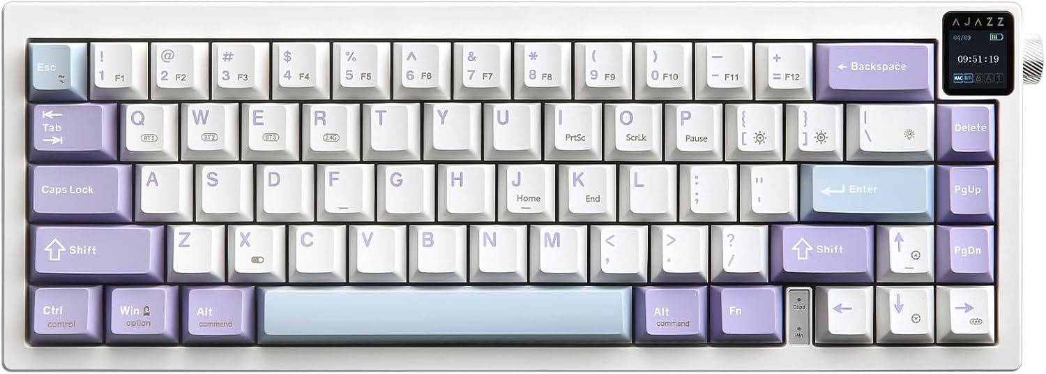 AJAZZ AK650 Wireless Mechanical Gaming Keyboard with Smart Display