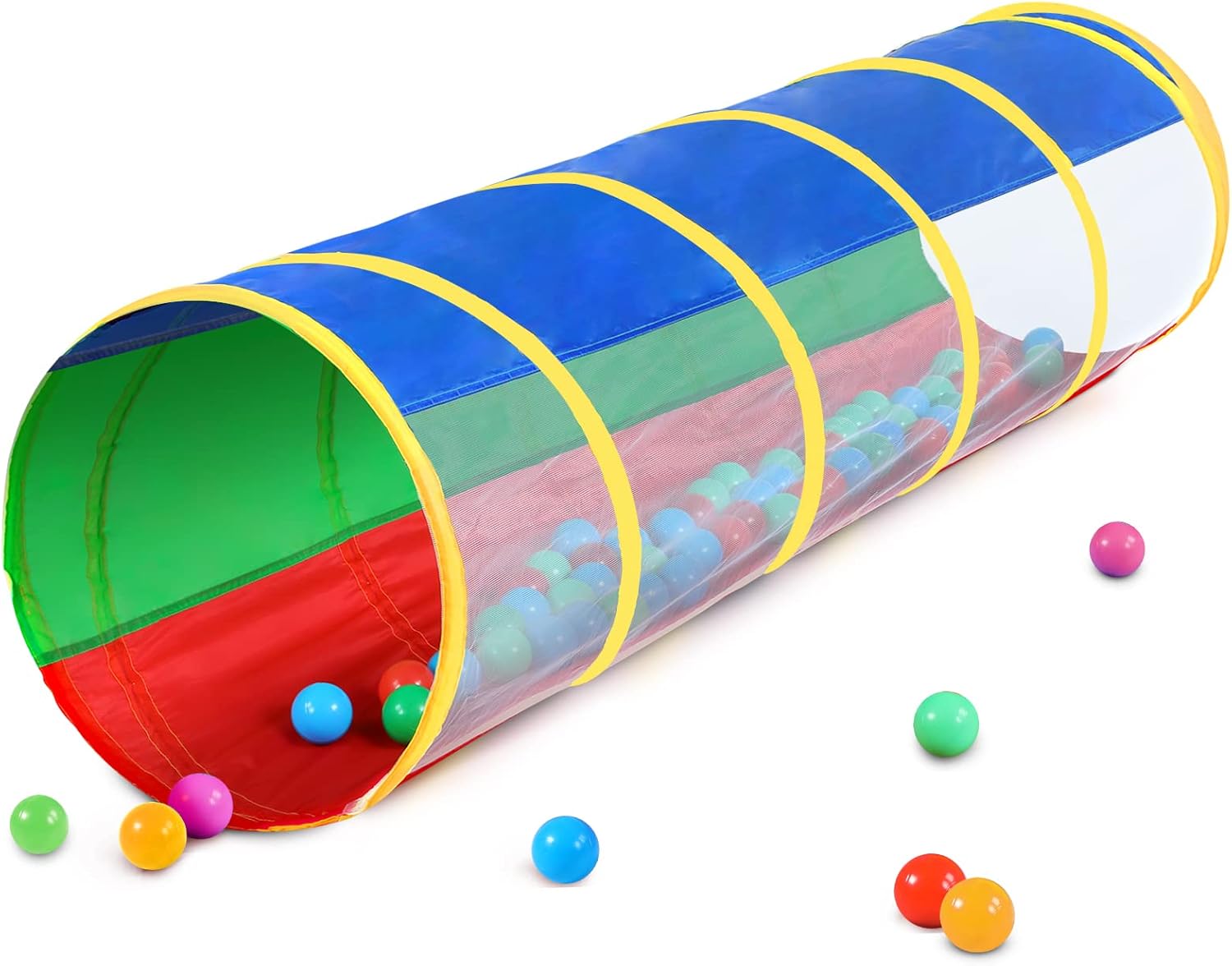 Interactive Pop Up Play Tunnel for Kids - Hoohtoot