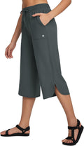 Women's Capri Wide Leg Plus Size Hiking Pants - UPF50+ Lightweight