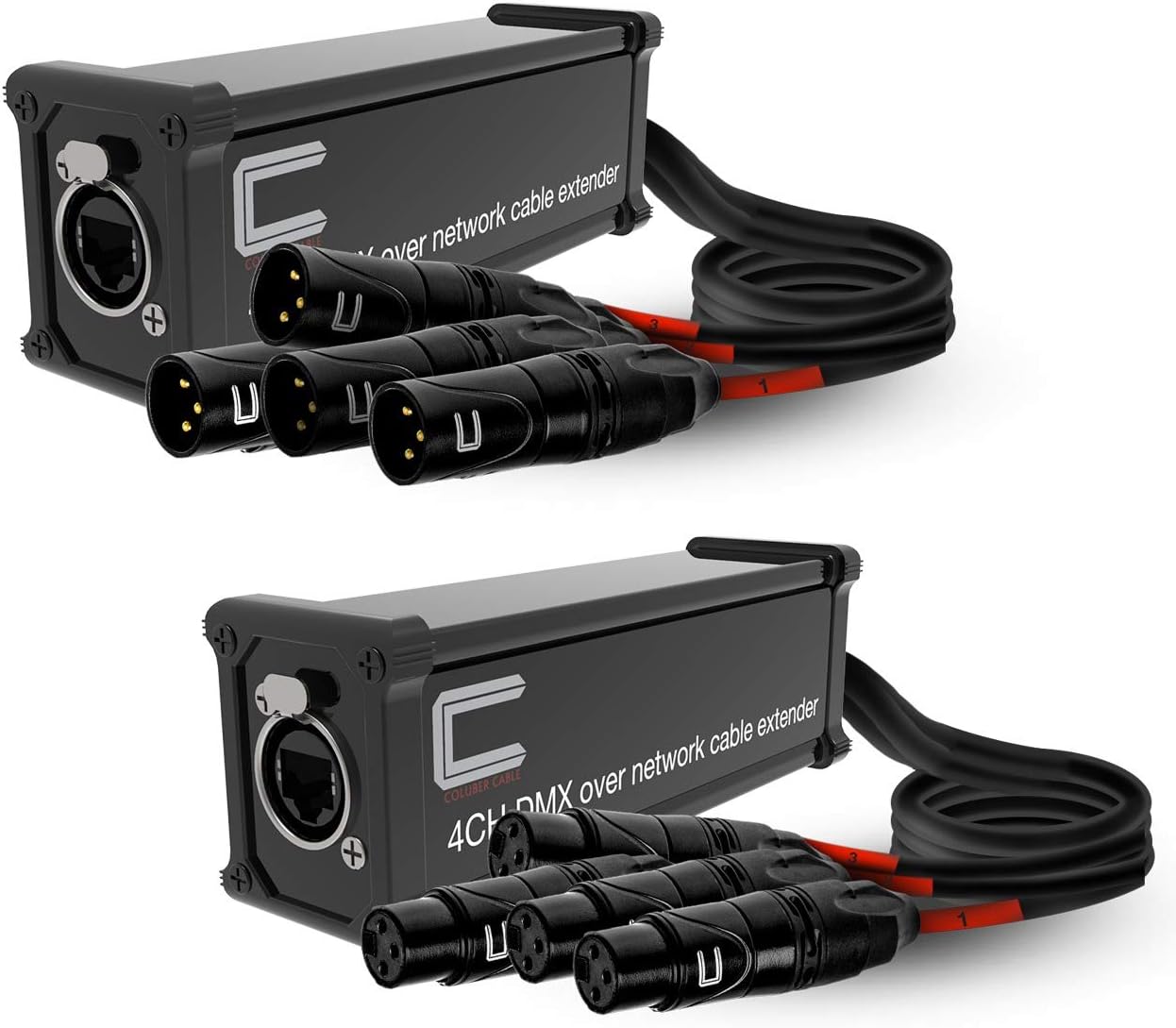 4 Channel XLR to Ethercon Cable for Compact Multi Network Setup