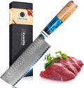 Kuwata Nakiri Chef Knife Japanese VG10 Damascus Steel - Sharp, Gift