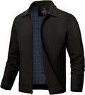 Mens Lightweight Windbreaker Jacket Full Zip - Casual Work & Golf