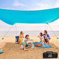 ADesign Windproof Beach Tent with Sandbags - UPF50+ Sun Shade