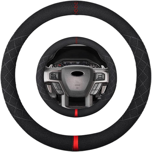 Suede Steering Wheel Cover for Ford Expedition and F-Series