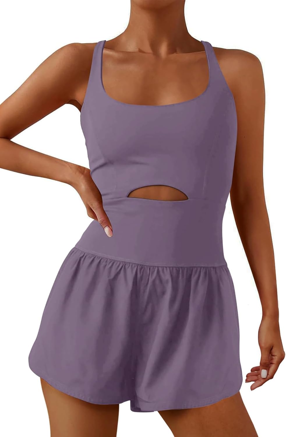 ReachMe Womens Running Onesie Athletic Romper for Workouts