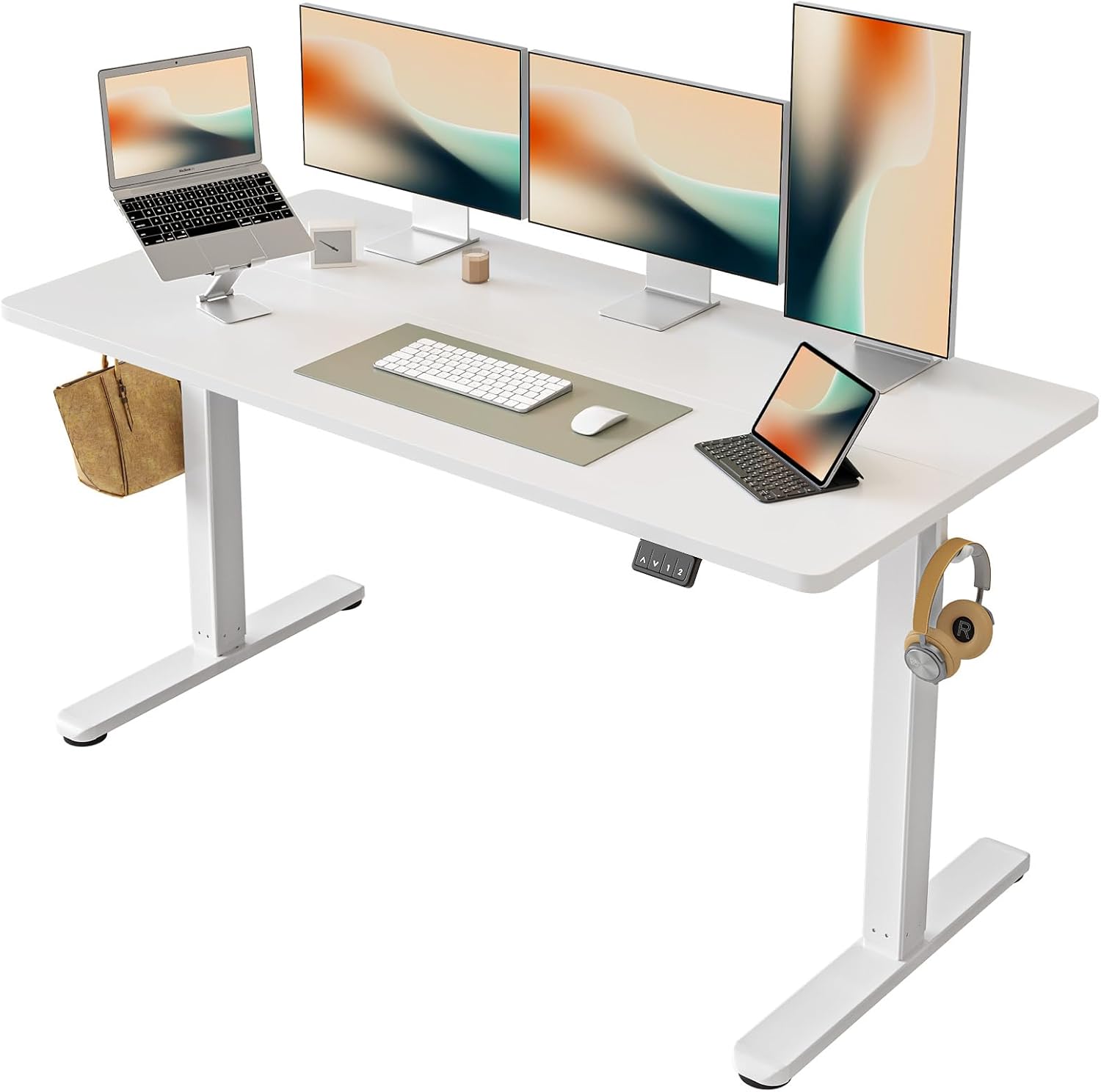 FEZIBO Electric Standing Desk, Height Adjustable - Boost Productivity!
