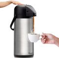85 oz Insulated Stainless Steel Coffee Carafe for Hot/Cold Beverages