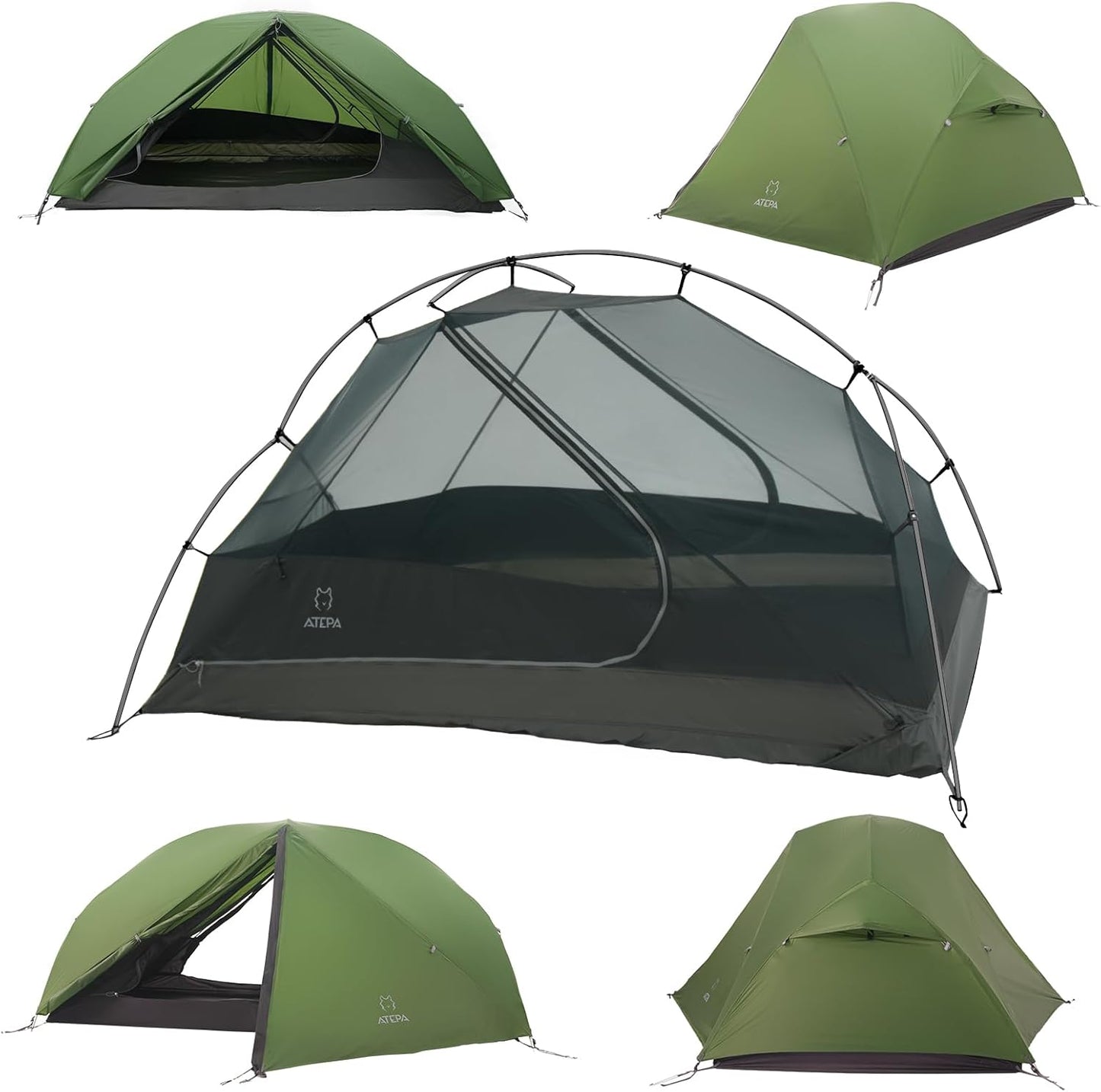 ATEPA Ultralight, Waterproof 1-Person Solo Tent