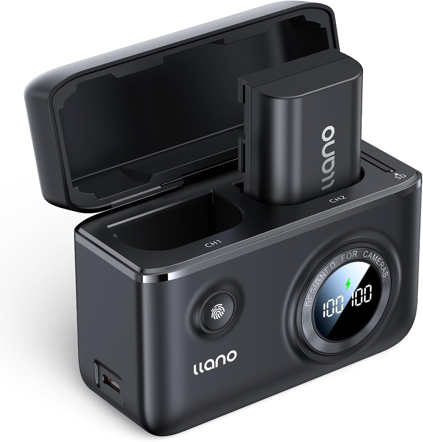 llano LP-E6NH Battery and Fast Dual USB Charger for Canon