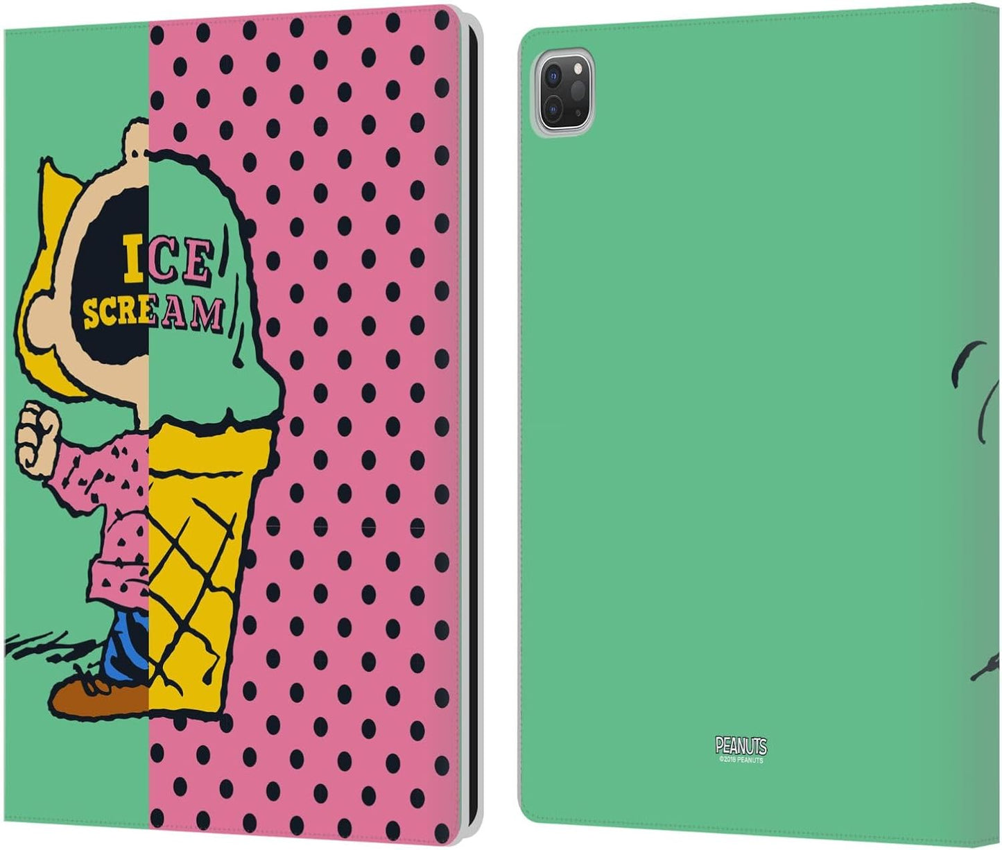 Peanuts Sally Ice Cream Leather Wallet Case for iPad Pro 13 M4