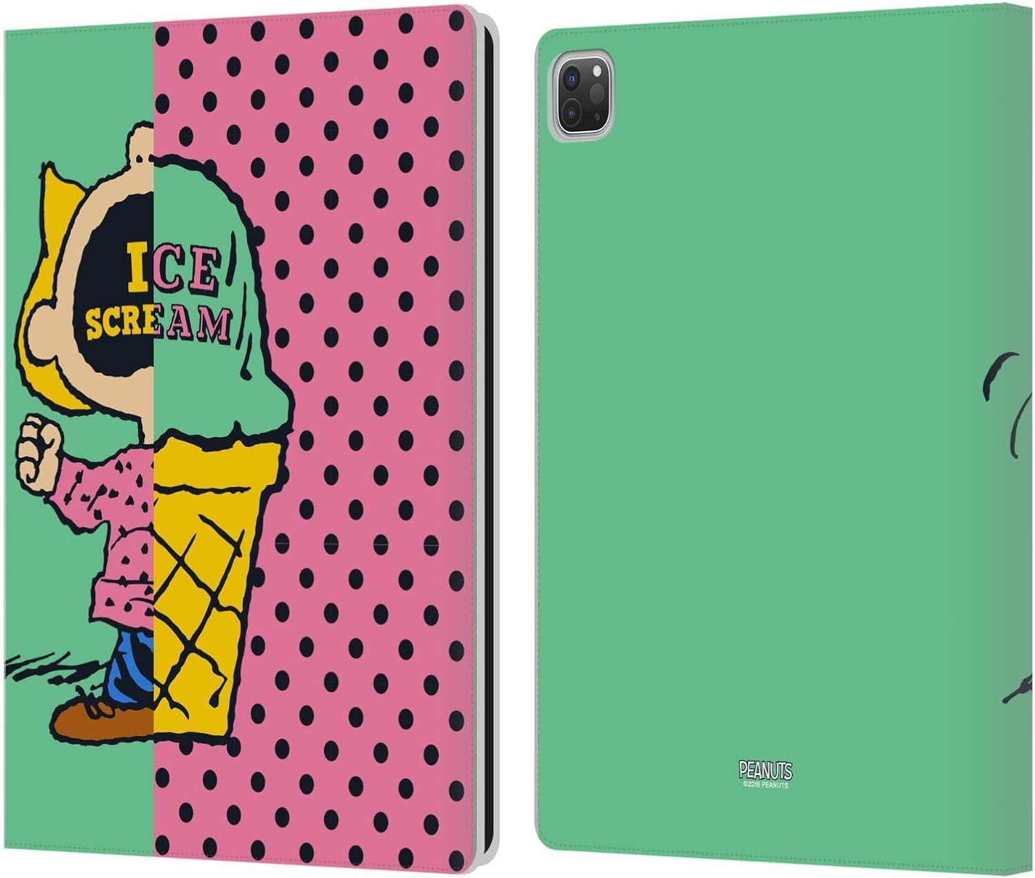 Peanuts Sally Ice Cream Leather Wallet Case for iPad Pro 13 M4