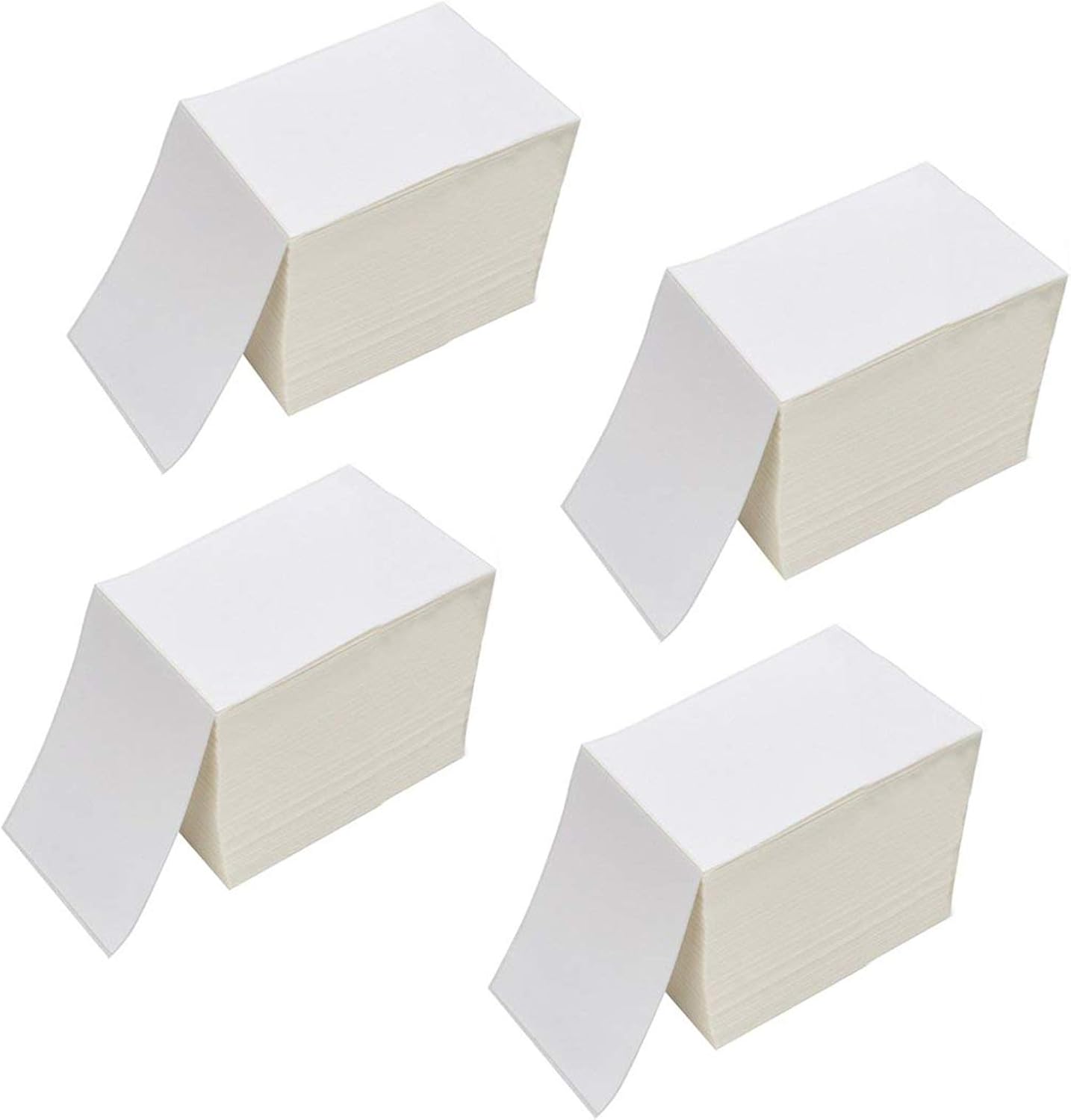 RyhamPaper 4in x 6in Fanfold Direct Thermal Labels for Shipping