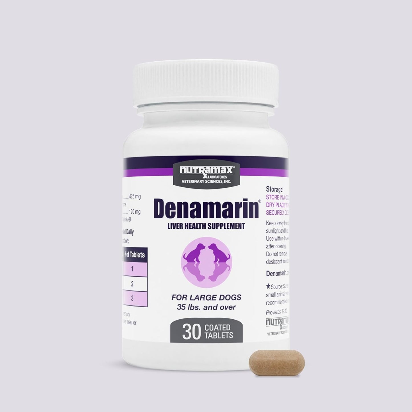 Denamarin Liver Health Supplement for Large Dogs - 30 Tablets
