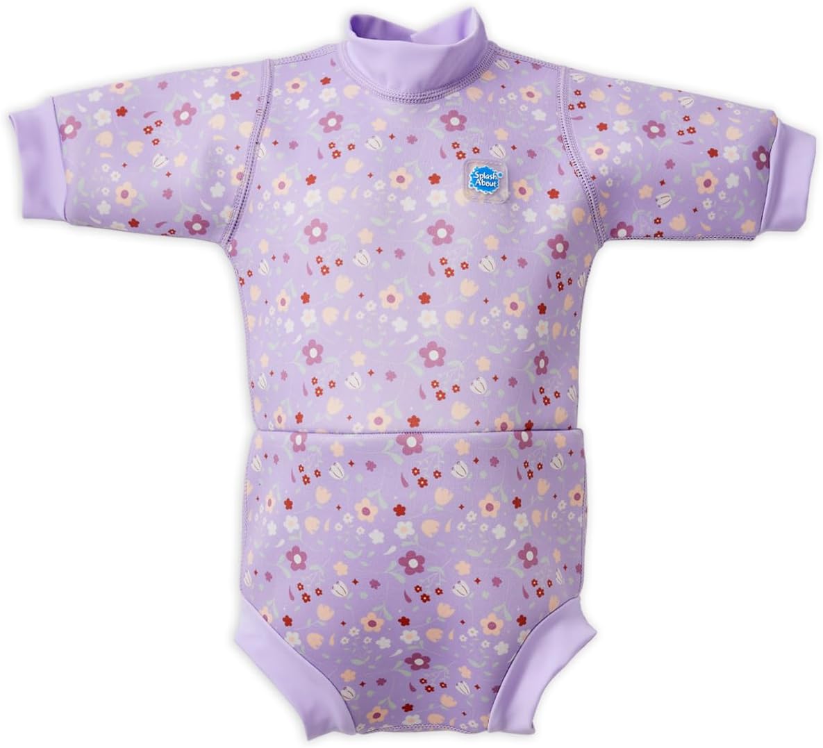 Lilac Spring Swim Nappy Suit - 12-24M