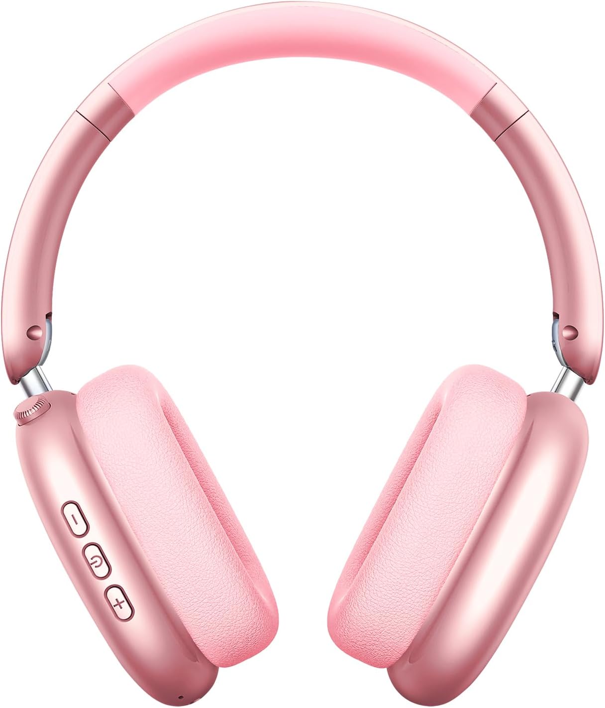 Wireless Noise-Canceling Headphones - Hi-Res Audio, 48H Playtime, Foldable - Pink