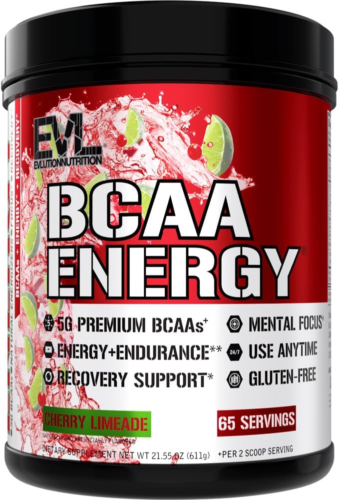 Evlution BCAAs Amino Acids Powder for Energy and Recovery