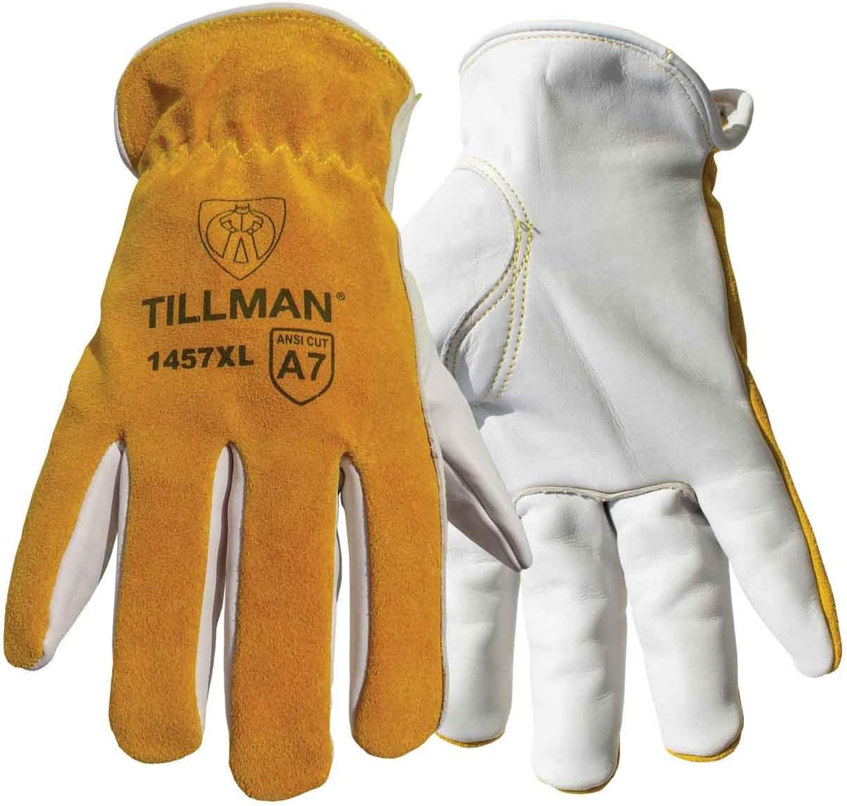 Tillman 1457 Cut Resistant Cowhide Kevlar Gloves for Safety