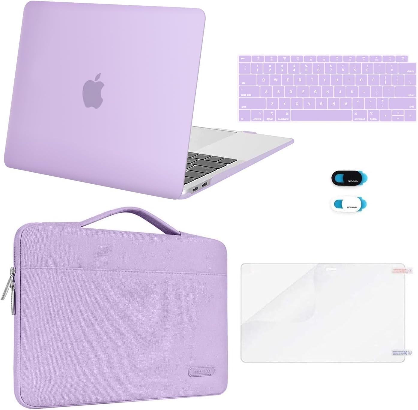 MOSISO MacBook Air 13 inch Case with Keyboard Skin & Webcam Cover