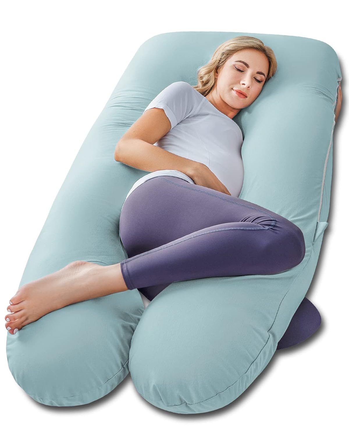 Meiz Pregnancy Pillow for Comfort and Support During Sleep