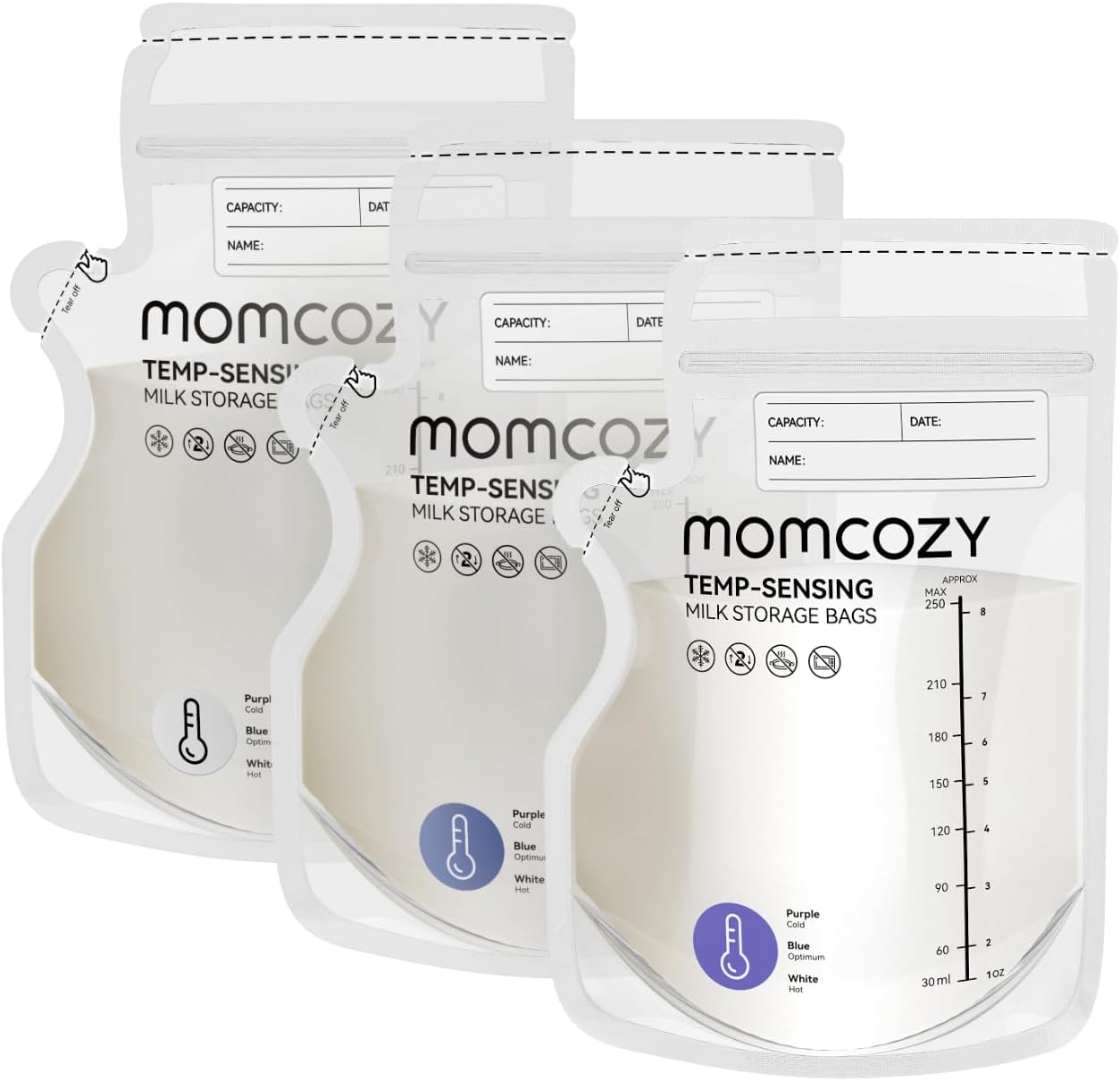 Momcozy Easy Pour Breastmilk Storage Bag for Safe Feeding