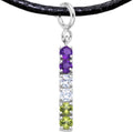 PRIDE Fashion Flags Pendant Necklace for Women - Platinum Plated 925