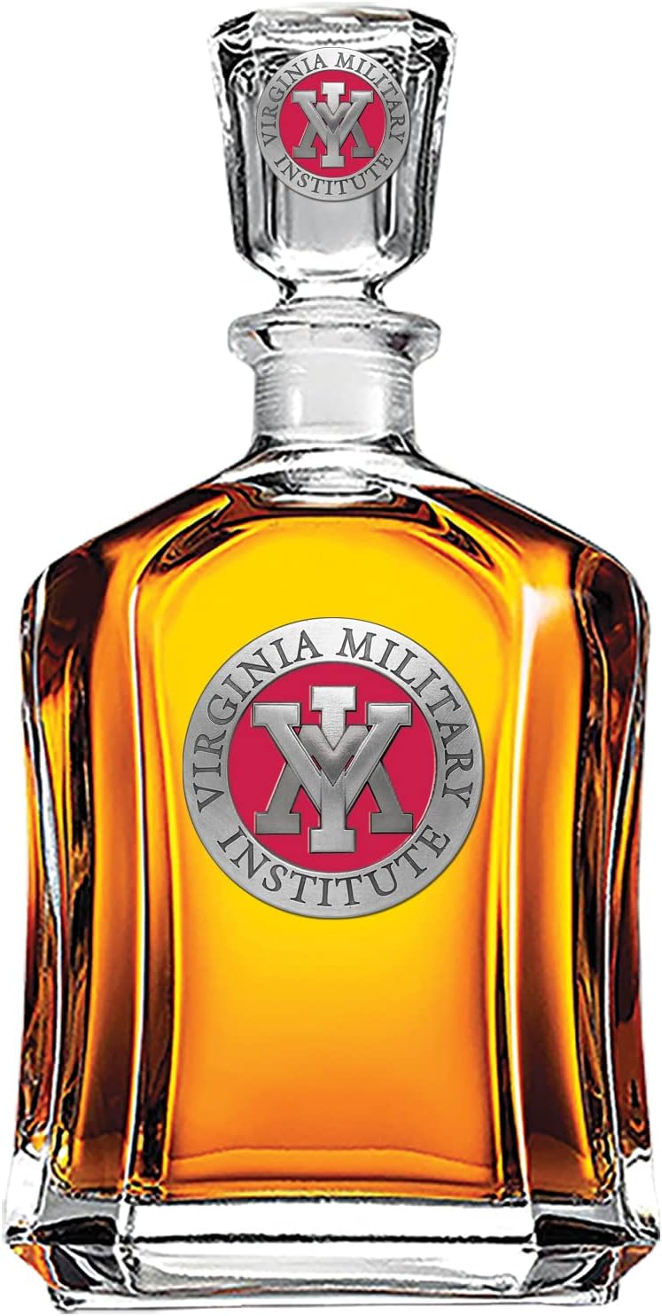 Virginia Military Institute Capitol Decanter - 24 OZ Whiskey Gift