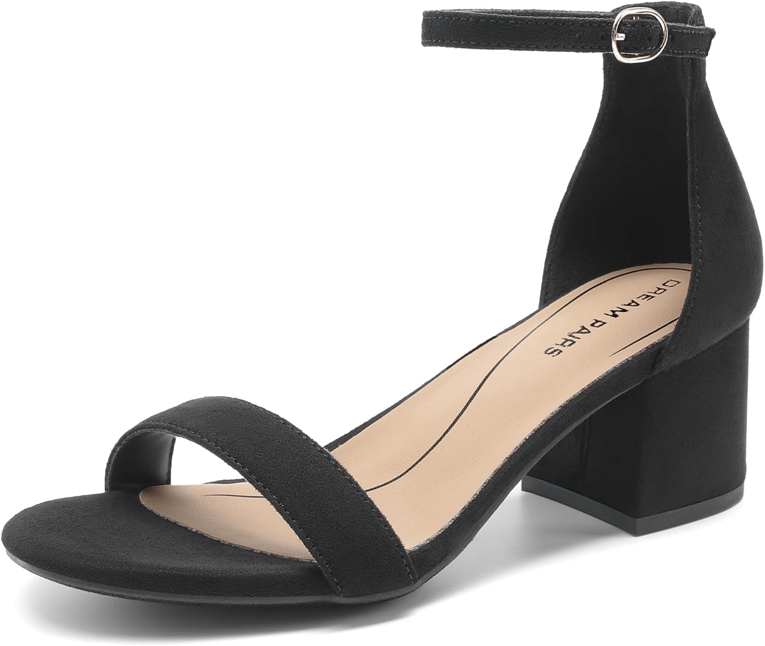 DREAM PAIRS Womens Low-Chunk Low Heel Pump Sandal Review