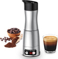 Portable 12V Coffee Maker for Travel & Camping - Self-Heating Espresso Machine