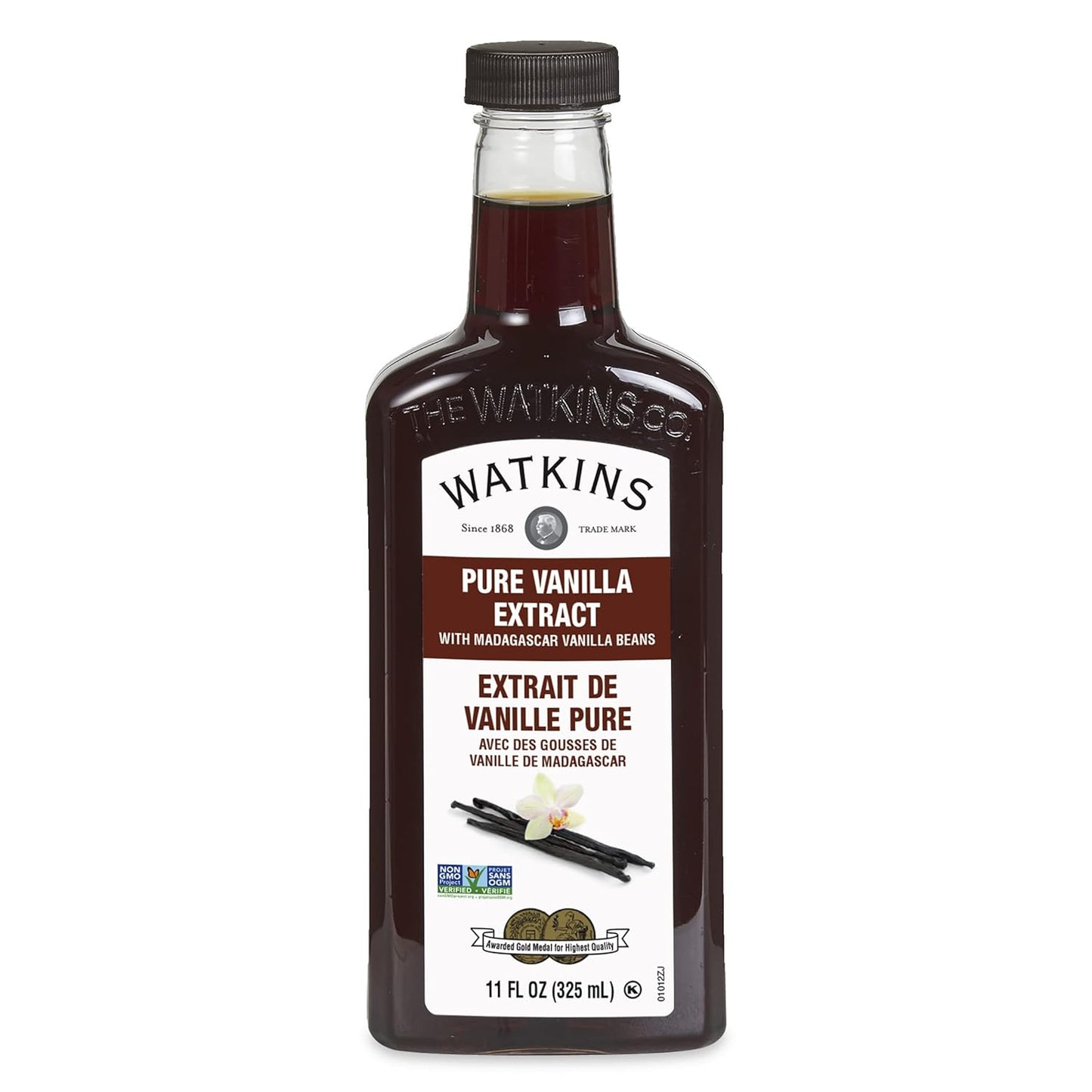 Pure Vanilla Extract with Madagascar Beans - 11 oz Bottle