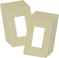 LIDER Matte Finish Decorator Switch Cover Mid-Size 1-Gang - Screwless