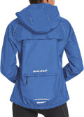 Women's Waterproof Packable Rain Jacket - Lightweight Running Hooded