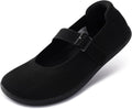 WHITIN Womens Wide Toe Box Barefoot Mary Jane Flats (Style 4MXK)