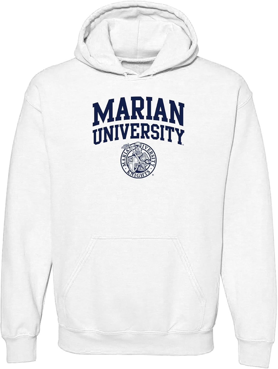 Marian University Team Color Arch Logo Hoodie - Unisex Fit