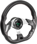 RASTP 12.6 in Boat Steering Wheel with 3/4 Axle Adapter - Durable D